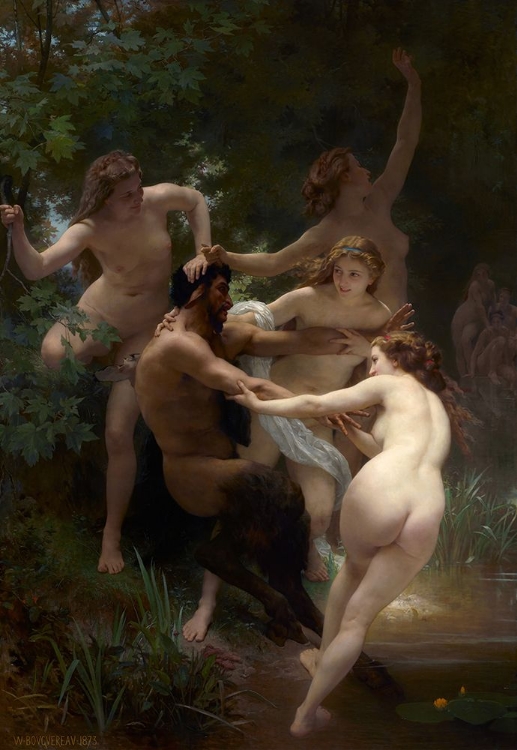 Picture of NYMPHS AND SATYR 1873
