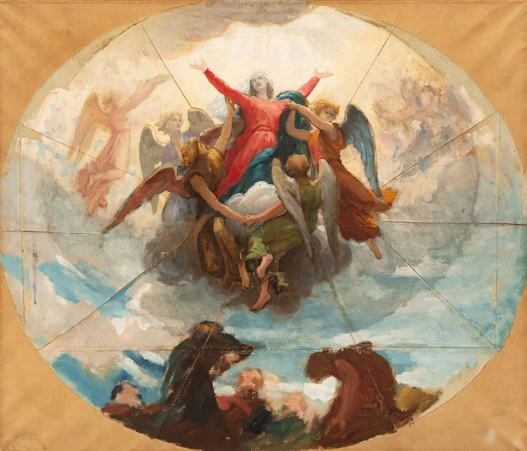 Picture of STUDY FOR THE CEILING OF THE CHAPEL OF THE VIRGIN IN LA ROCHELLE