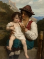Picture of THE FLUTE LESSON 1868