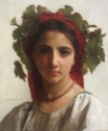 Picture of YOUNG GIRL CROWNED WITH VINES 1874