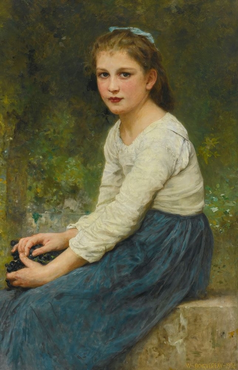 Picture of YOUNG GIRL WITH GRAPES 1904