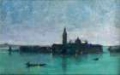 Picture of SAN GIORGIO MAGGIORE FROM THE LAGOON BY MOONLIGHT, VENICE