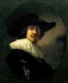 Picture of PORTRAIT OF A MAN IN A BROAD-BRIMMED HAT 1635