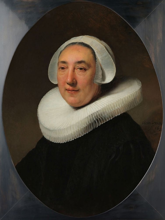 Picture of PORTRAIT OF HAESJE JACOBSDR VAN CLEYBURG 1634