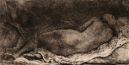 Picture of RECLINING FEMALE NUDE 1658