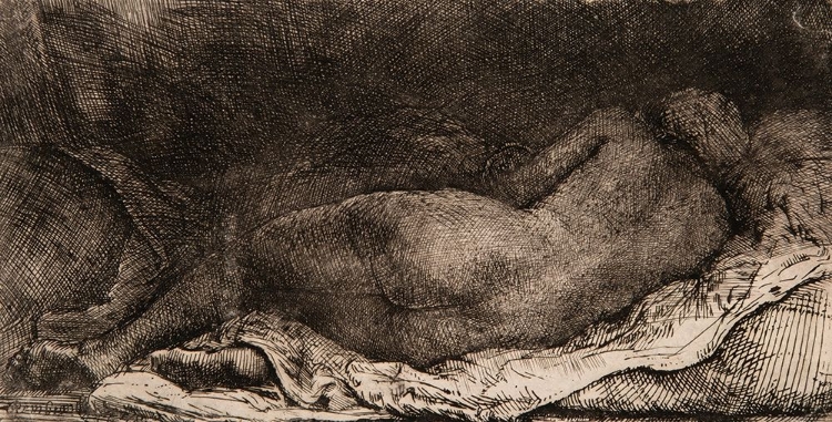 Picture of RECLINING FEMALE NUDE 1658