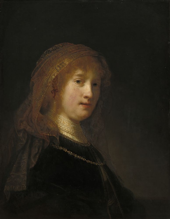 Picture of SASKIA VAN UYLENBURGH,THE WIFE OF THE ARTIST CA 1635