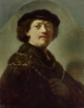Picture of SELF-PORTRAIT IN A BLACK CAP 1637