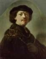 Picture of SELF-PORTRAIT IN A BLACK CAP 1637