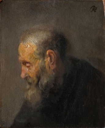 Picture of STUDY OF AN OLD MAN IN PROFILE