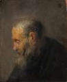 Picture of STUDY OF AN OLD MAN IN PROFILE