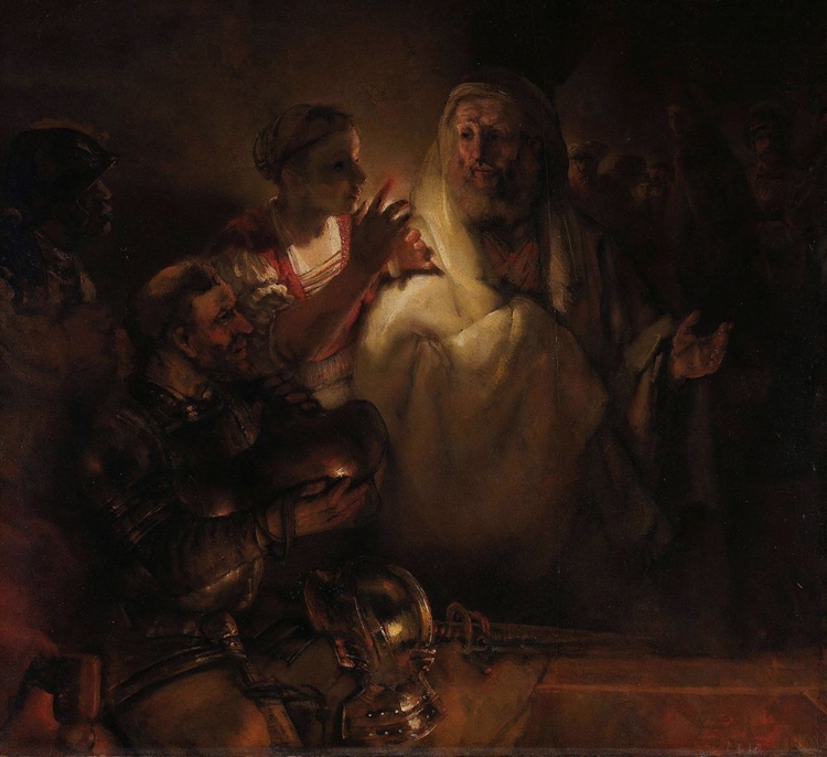 Picture of THE DENIAL OF ST PETER 1660