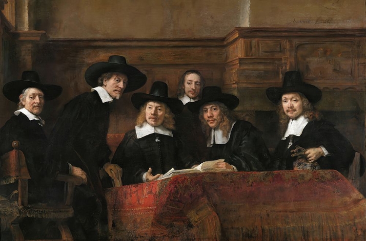 Picture of THE SAMPLING OFFICIALS OF THE DRAPERS GUILD 1662