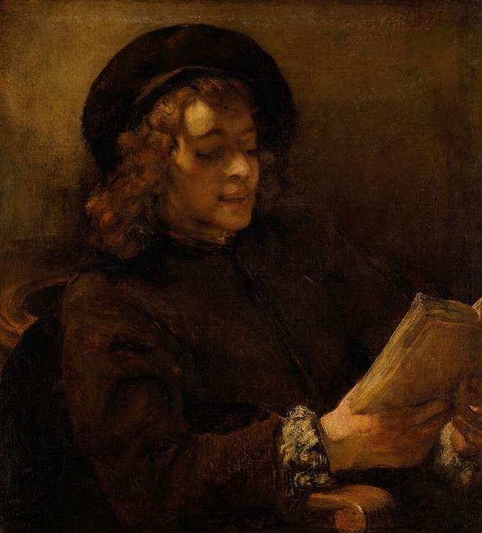 Picture of TITUS VAN RIJN, THE ARTISTS SON, READING