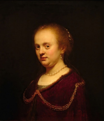 Picture of YOUNG WOMAN WITH A GOLD CHAIN 1634