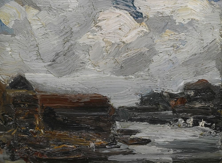 Picture of CANAL IN HAARLEM, HOLLAND 1907