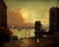 Picture of CUMULUS CLOUDS, EAST RIVER 1901