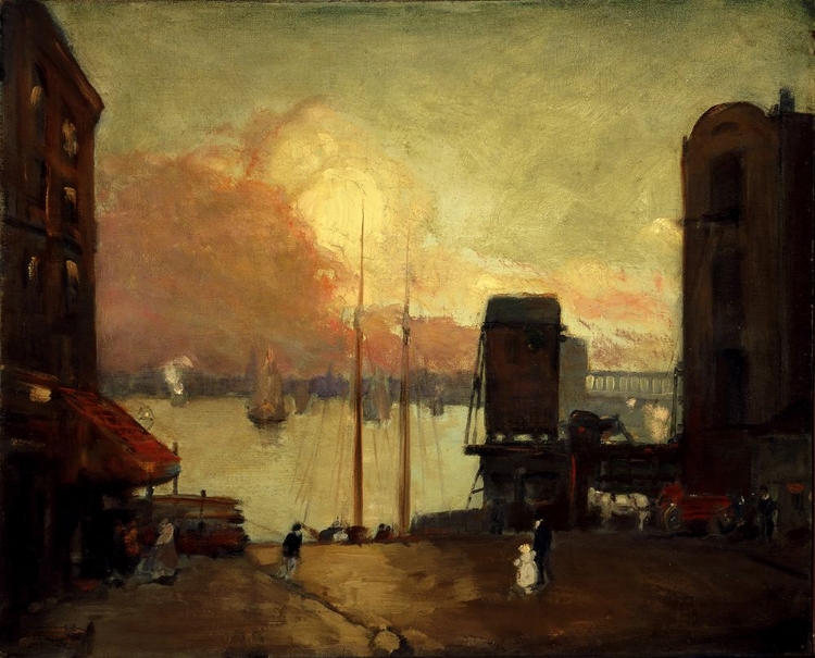 Picture of CUMULUS CLOUDS, EAST RIVER 1901