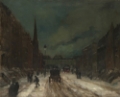Picture of STREET SCENE WITH SNOW, 57TH STREET, NYC. 1902