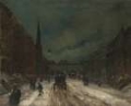 Picture of STREET SCENE WITH SNOW, 57TH STREET, NYC. 1902