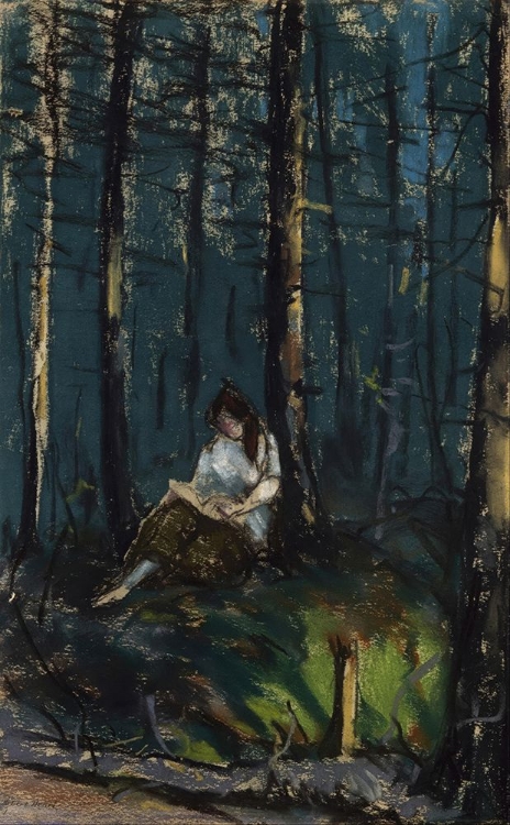 Picture of THE READER IN THE FOREST 1918