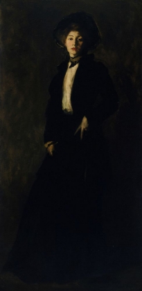 Picture of YOUNG WOMAN IN BLACK 1902