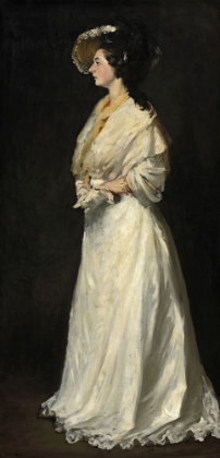 Picture of YOUNG WOMAN IN WHITE 1904