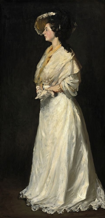 Picture of YOUNG WOMAN IN WHITE 1904