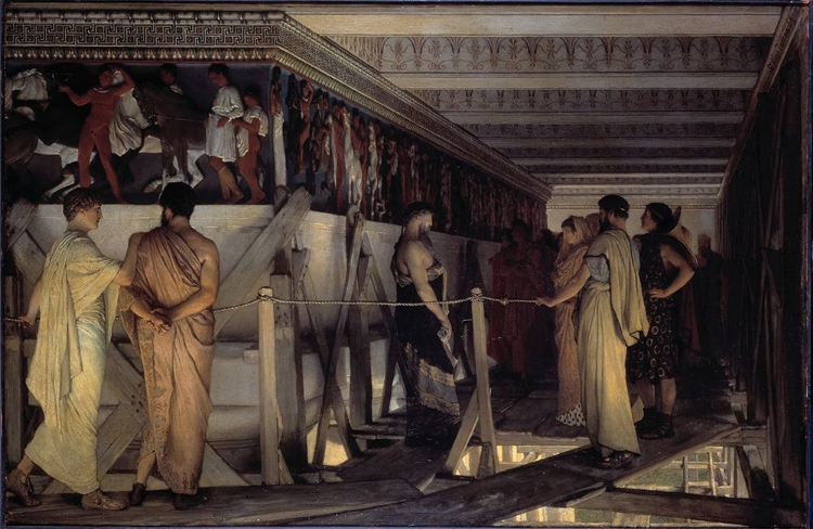 Picture of PHEIDIAS AND THE FRIEZE OF THE PARTHENON 1868