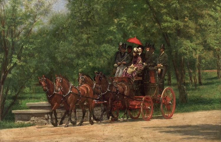 Picture of A MAY MORNING IN THE PARK