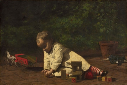 Picture of BABY AT PLAY 1876