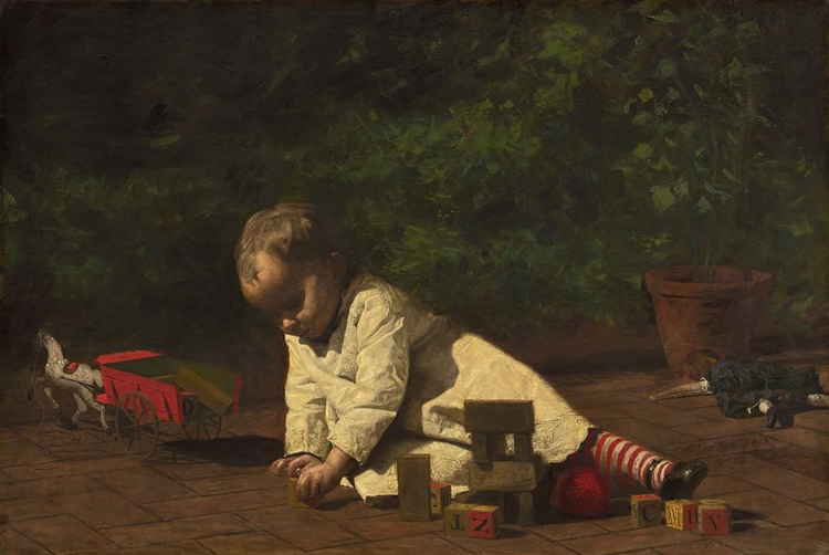 Picture of BABY AT PLAY 1876