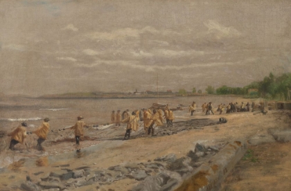 Picture of HAULING THE SEINE 1882