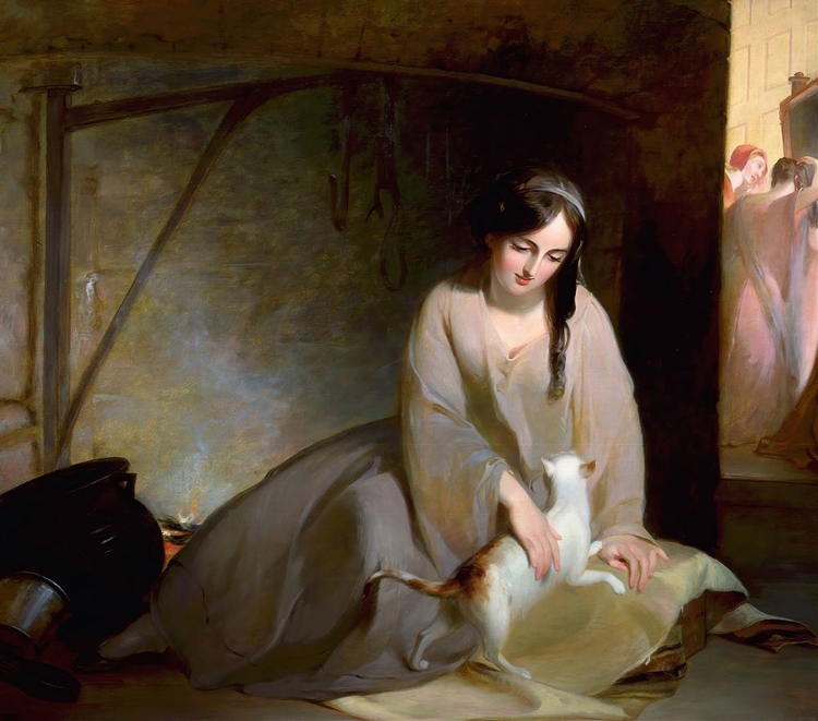 Picture of CINDERELLA AT THE KITCHEN FIRE 1843