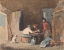 Picture of FIGURES AT A TABLE INSIDE A COTTAGE