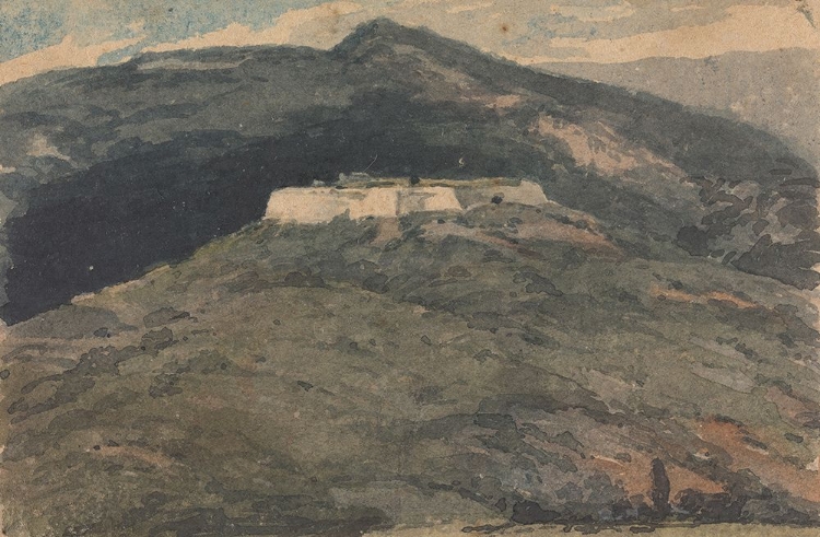 Picture of FORT PUTNAM FROM CAPN. PHILIPS PARLOUR. W. P. 1ST ATTEMPT, FROM NATURE 1814