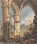 Picture of LANDSCAPE LOOKING THROUGH RUINED ARCHWAY