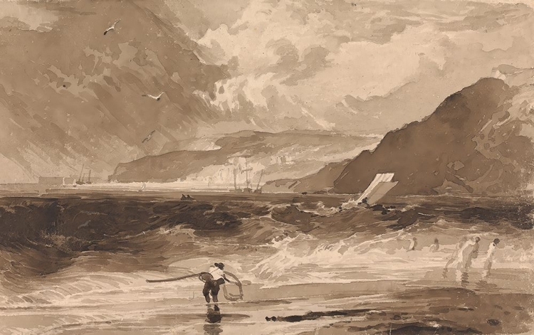 Picture of LYME REGIS, DORSETSHIRE, A SQUALL