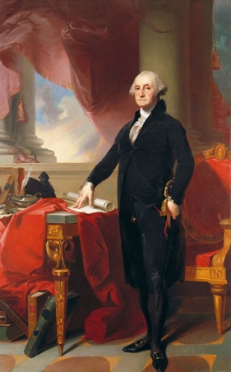 Picture of PORTRAIT OF GEORGE WASHINGTON 1820