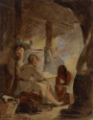 Picture of ROBINSON CRUSOE AND FRIDAY IN THE CAVE