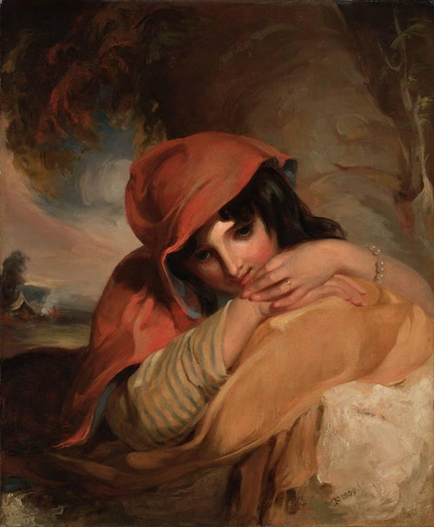 Picture of THE GYPSY GIRL 1839