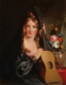 Picture of THE SPANISH MANTILLA 1840