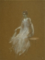 Picture of LADY IN WHITE CA 1895
