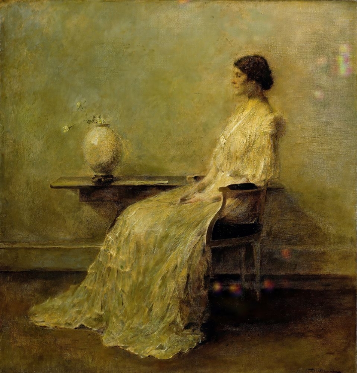 Picture of LADY IN WHITE NO 2 CA 1910