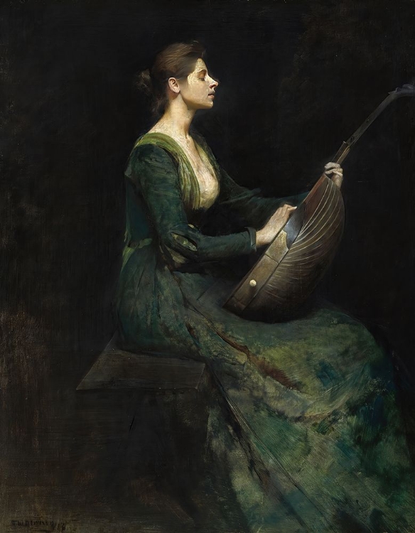 Picture of LADY WITH A LUTE 1886