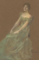 Picture of THE GREEN DRESS CA 1910