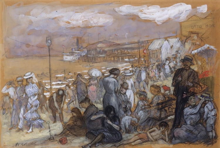 Picture of AFTERNOON AT CONEY ISLAND CA 1907