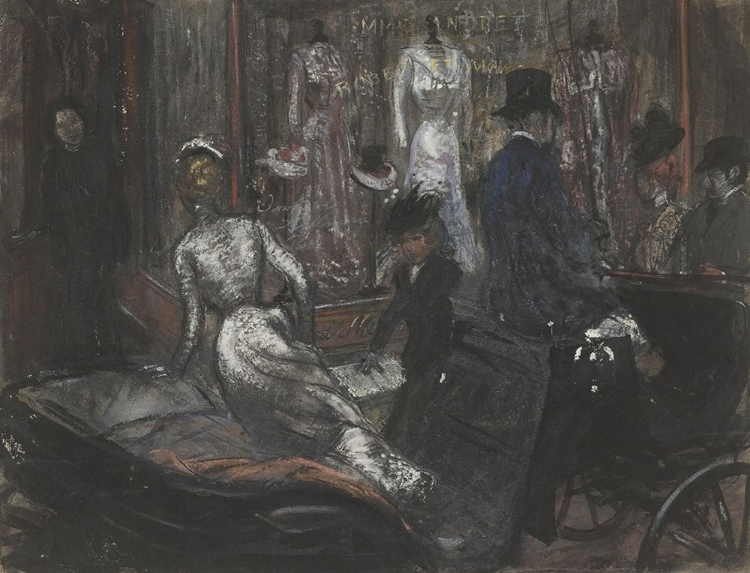 Picture of AT THE MILLINERS CA 1907