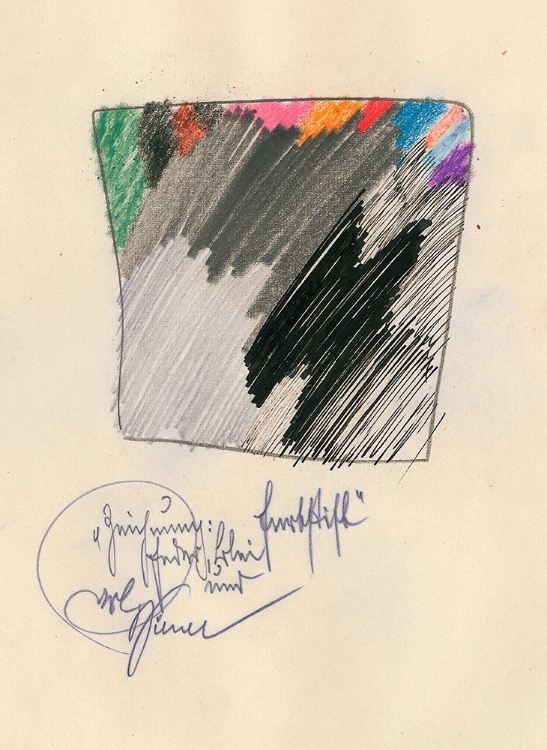 Picture of ZEICHNUNG FEDER BLEI UND FARBSTIFT 1923