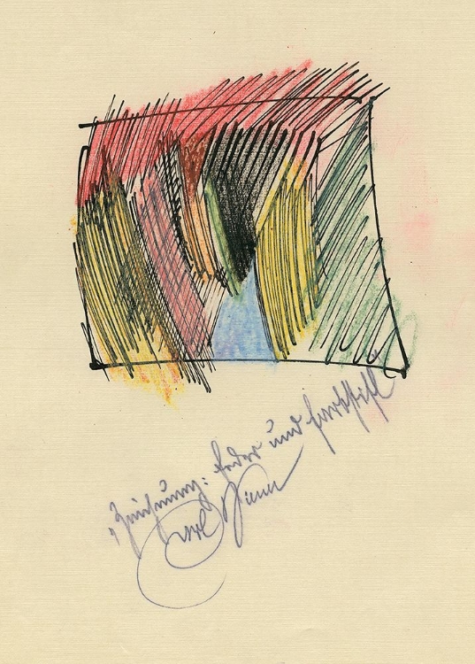 Picture of ZEICHNUNG FEDER UND FARBSTIFT 1923